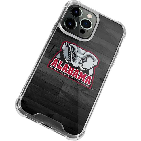 University of Alabama Basketball Wood iPhone 15 Pro Clear Case